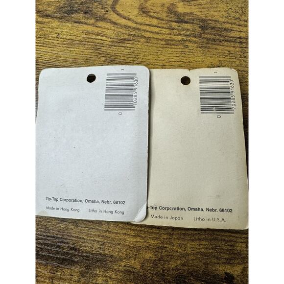 NOS Tip-Top Ponytail Holders Twin Knocker Ball Style Bead Bird Hair Ties - Picture 2 of 2